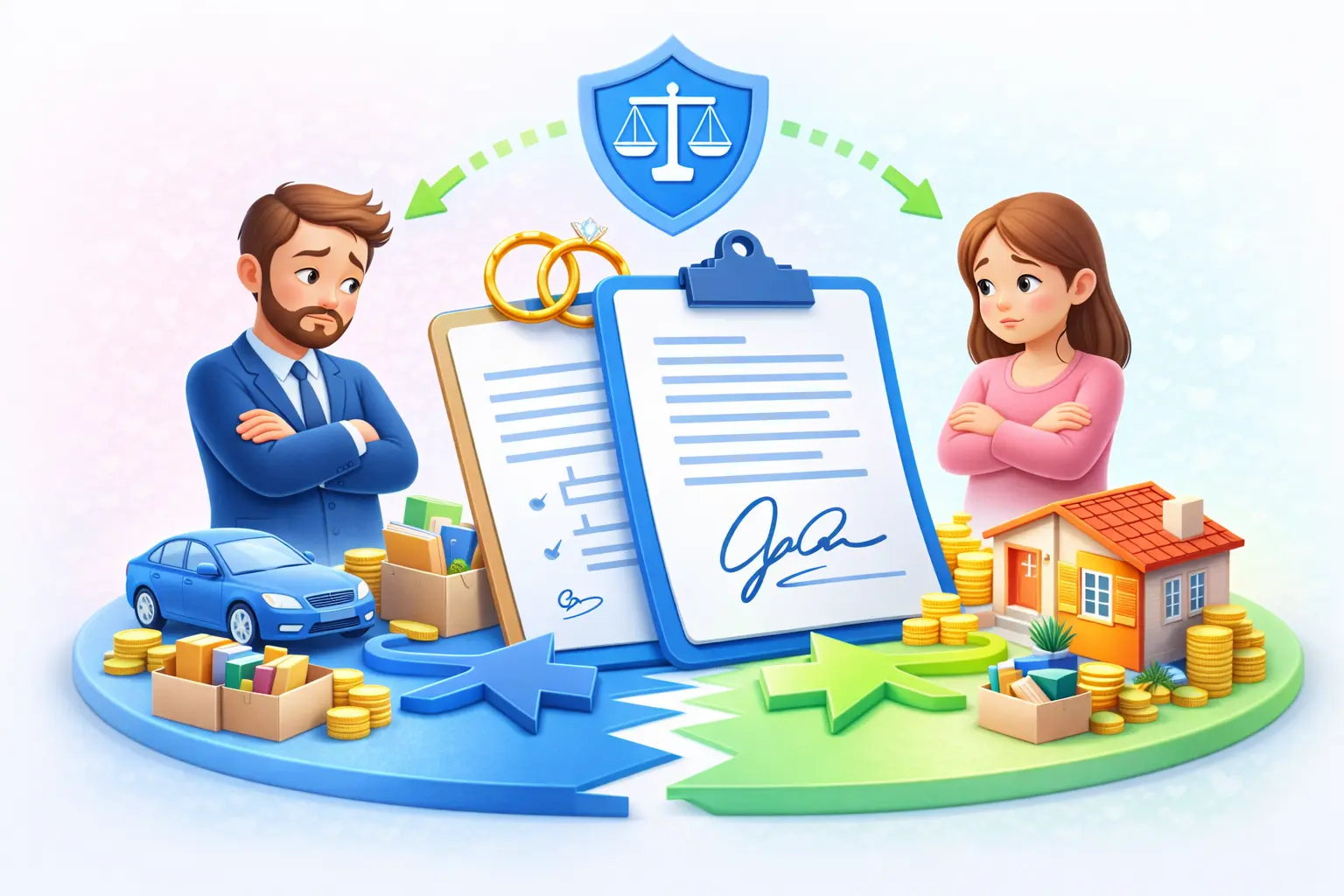 Поділ майна подружжя при розлученні: квартира гроші та документи