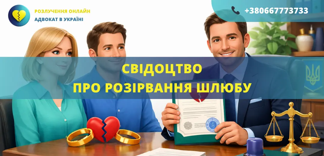 Свідоцтво про розірвання шлюбу в Україні видане органами ДРАЦС