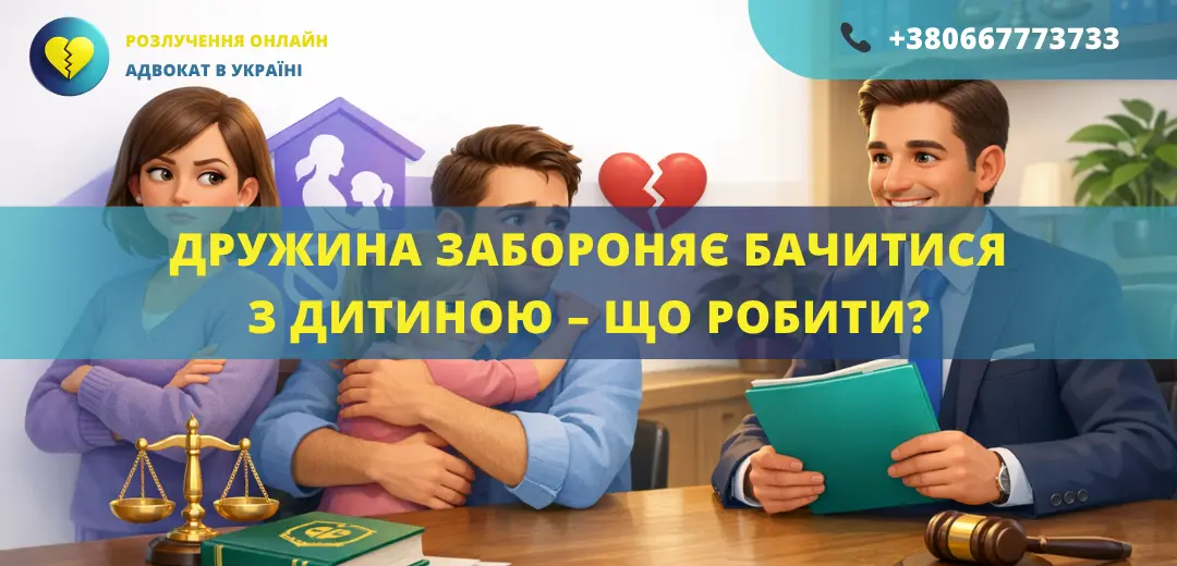 Дружина забороняє бачитися з дитиною що робити батькові та як захистити права через адвоката