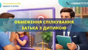 Обмеження спілкування батька з дитиною через суд та захист прав за допомогою адвоката
