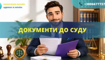 Документи до суду зразки для підготовки заяв і позовів