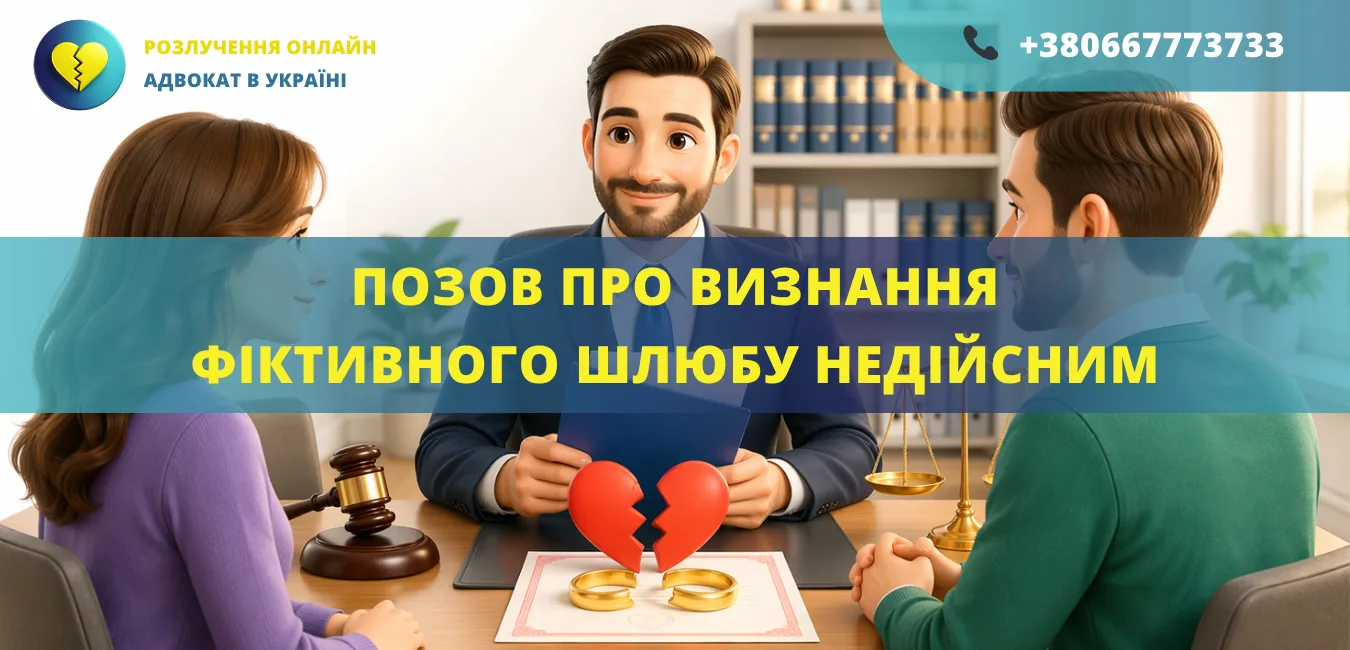 Позов про визнання фіктивного шлюбу недійсним у суді