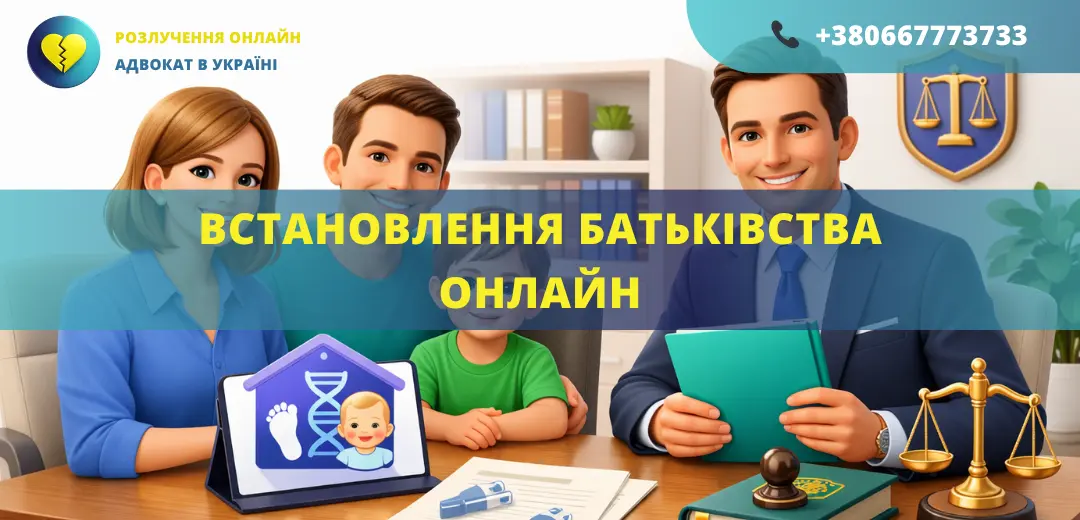 Встановлення батьківства онлайн Україна подача заяви до суду та підтвердження батьківства дистанційно