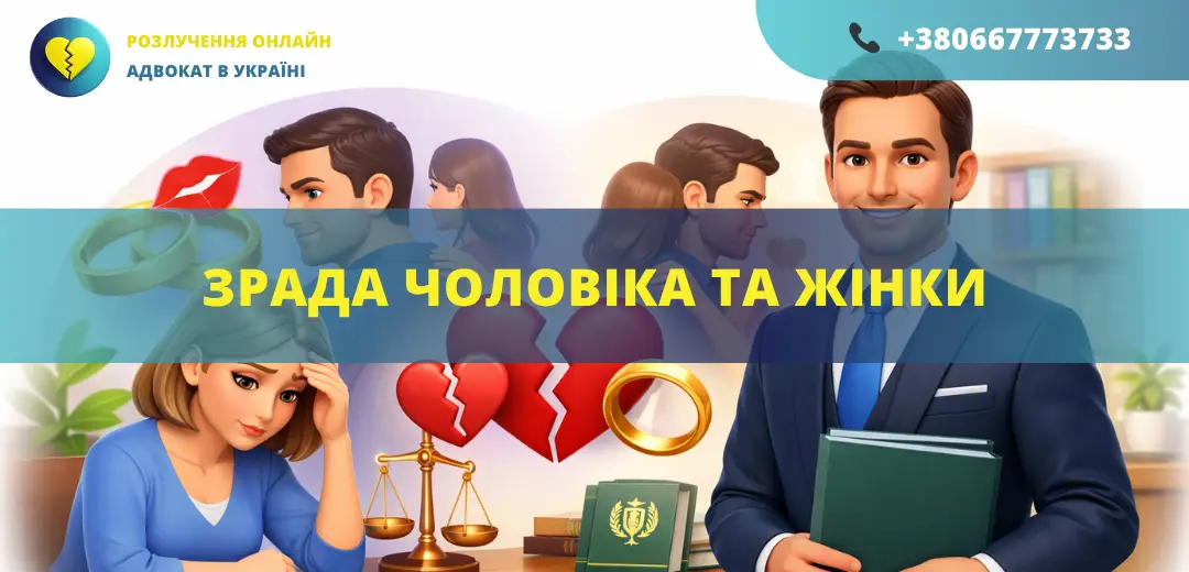 Зрада чоловіка та жінки в Україні наслідки консультація адвоката розлучення