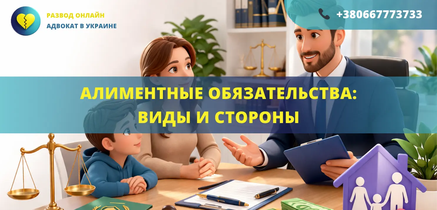 алиментные обязательства виды и стороны в Украине кто обязан платить алименты