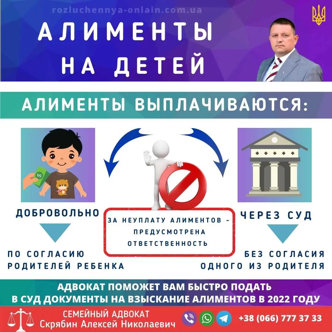 Алименты на детей в Украине: как взыскать алименты на ребенка через суд