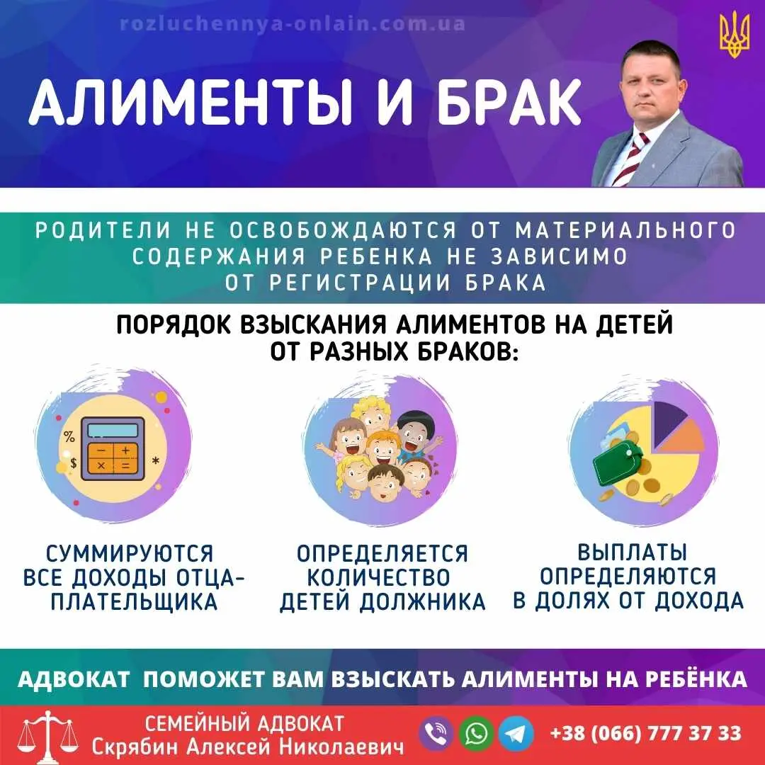 Алименты в браке: взыскание алиментов без развода