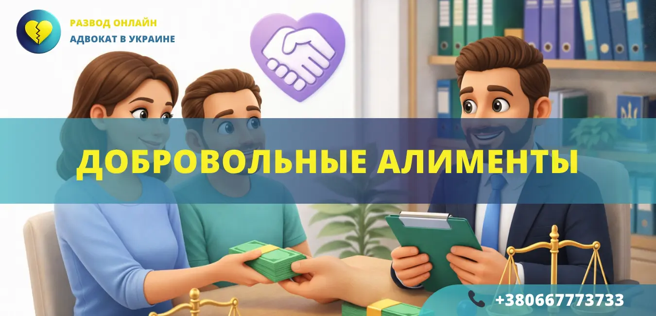 добровольные алименты в Украине как оформить добровольную выплату алиментов