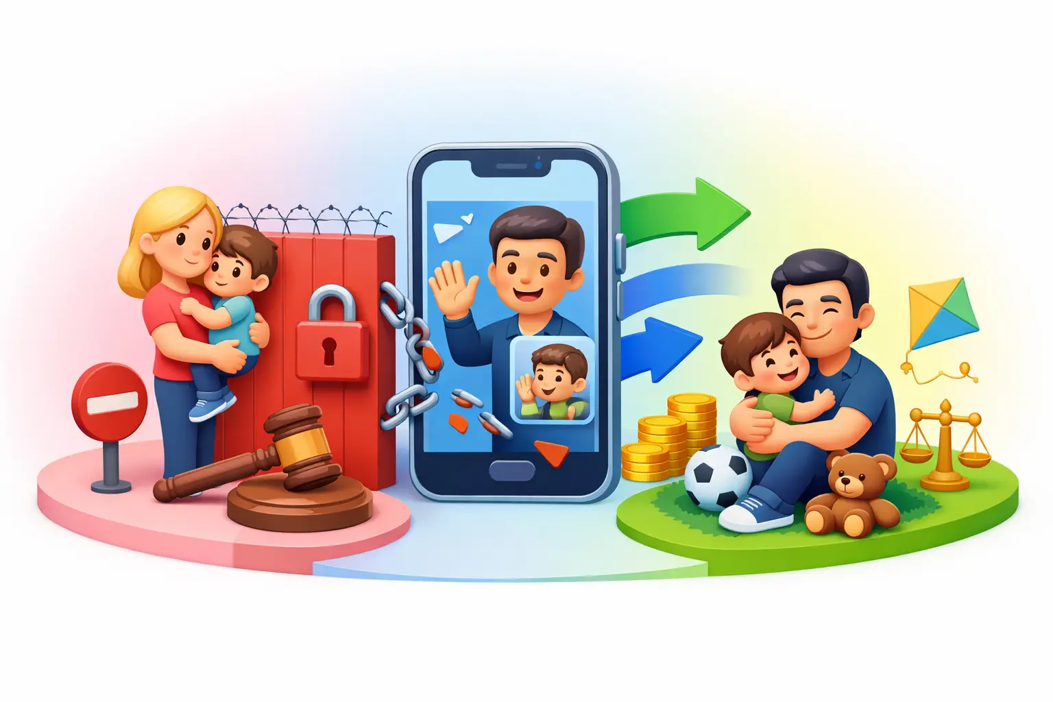 Ограничение общения отца с ребенком через суд в Украине - порядок общения