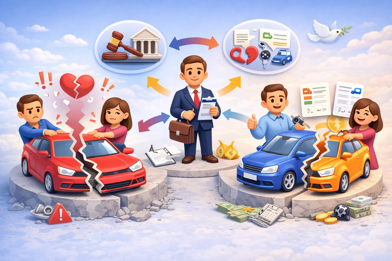 Раздел автомобиля при разводе: адвокат помогает оформить документы и решить спор о машине