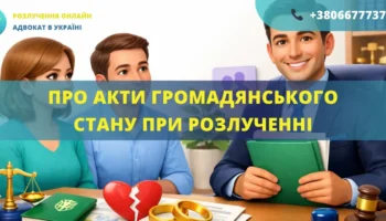 Акти громадянського стану при розлученні в Україні та оформлення документів