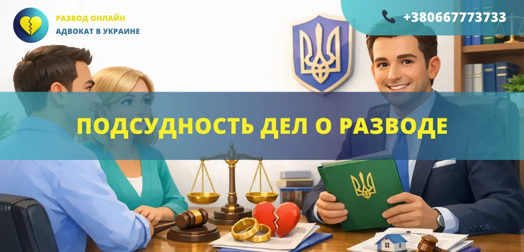Подсудность дел о разводе в Украине определение суда и территориальной подсудности