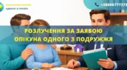 Розлучення за заявою опікуна одного з подружжя в Україні подача заяви та розірвання шлюбу через суд