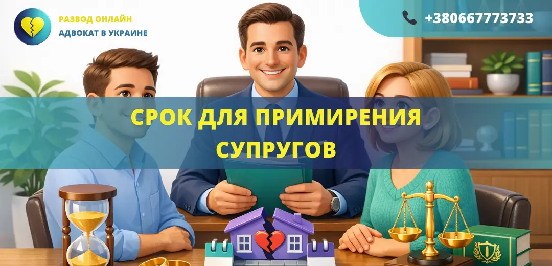 Срок для примирения супругов при разводе по решению суда в Украине