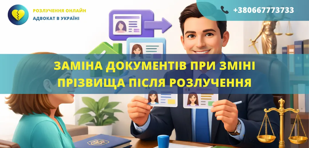 Заміна документів при зміні прізвища після розлучення в Україні