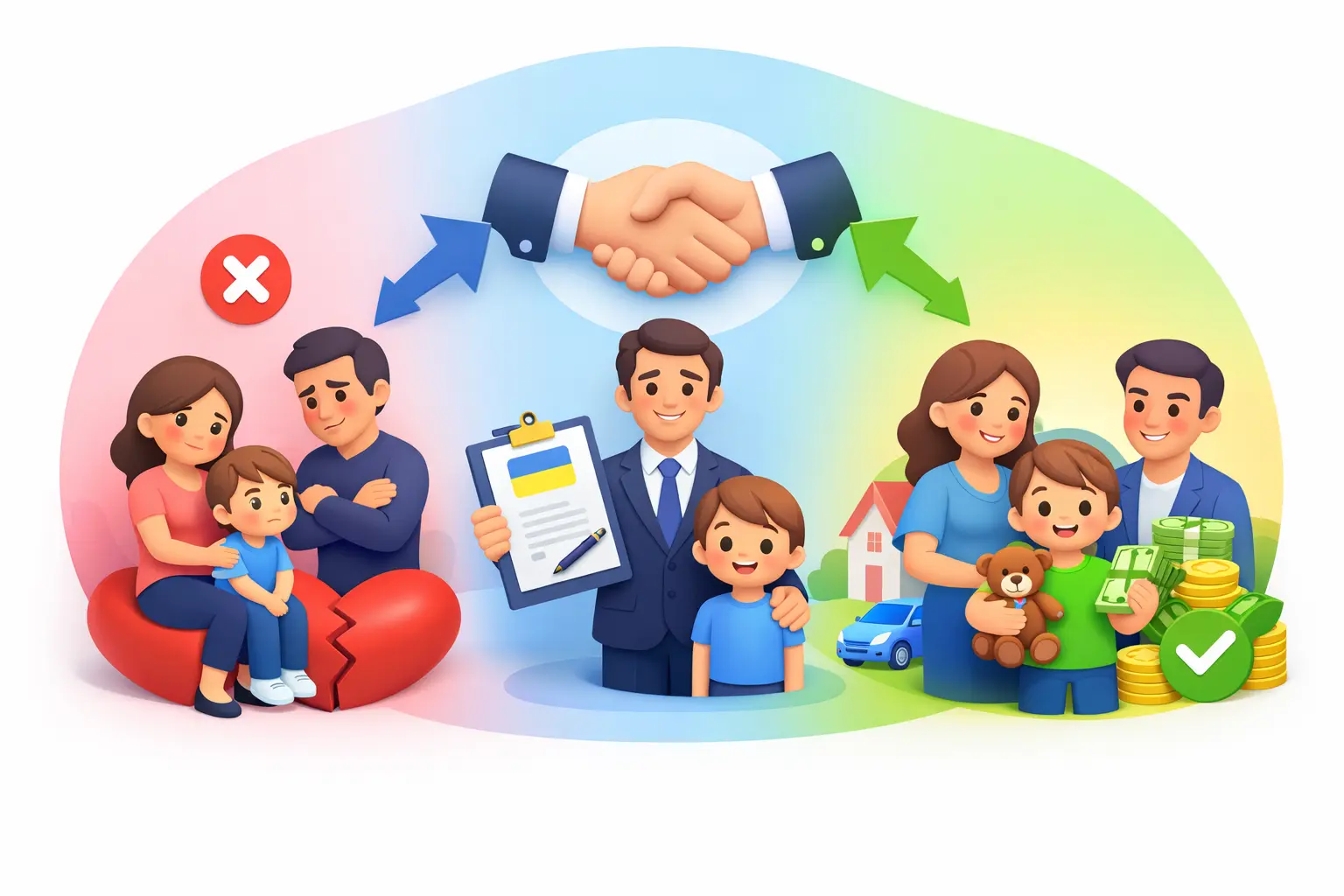 Договор об уплате алиментов в Украине — как оформить соглашение без суда