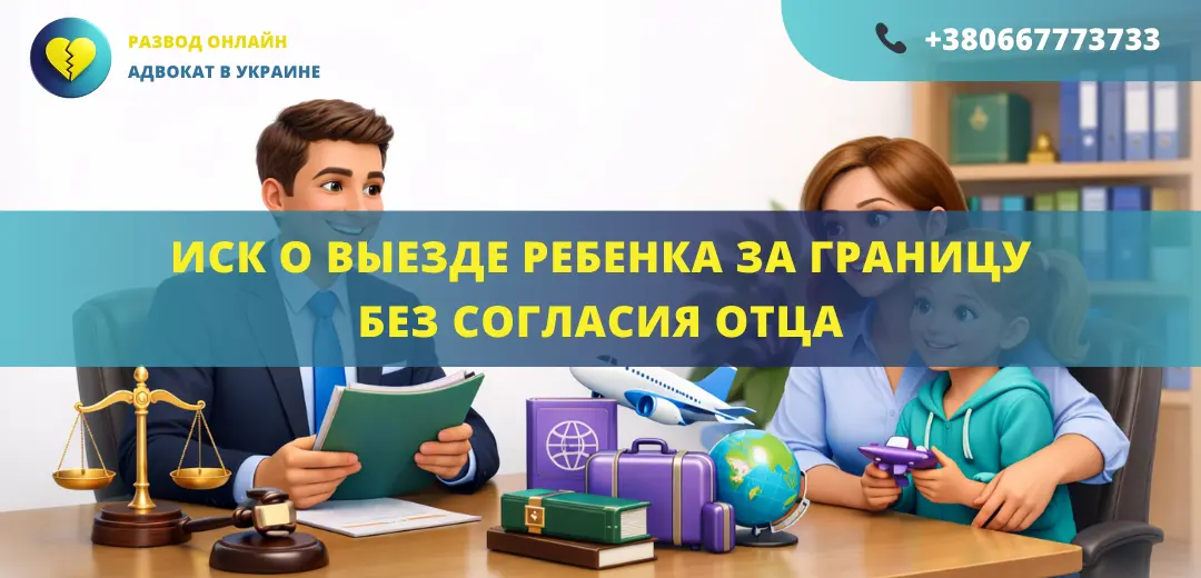 Иск о выезде ребенка за границу без согласия отца для подачи в суд