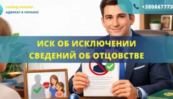 Исковое заявление об исключении сведений об отцовстве из актовой записи