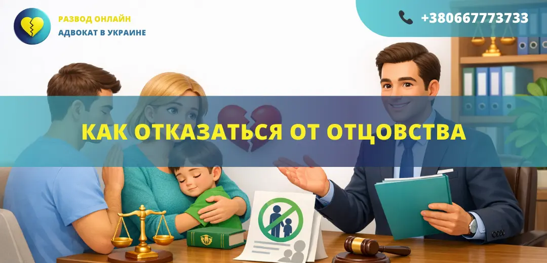 Как отказаться от отцовства в Украине через суд с помощью адвоката