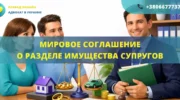 Мировое соглашение о разделе имущества супругов для урегулирования спора