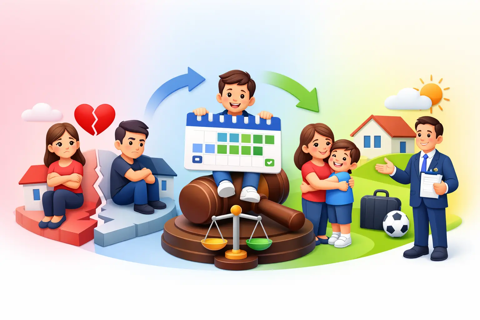 Установление порядка общения с ребенком после развода в Украине