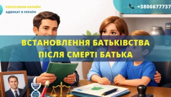 Встановлення батьківства після смерті батька через суд за допомогою адвоката