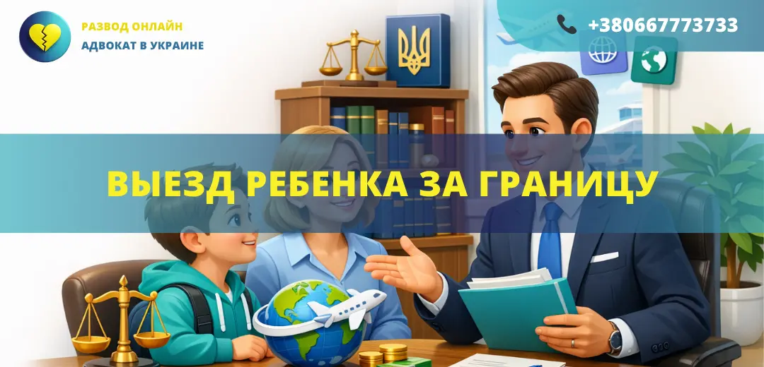 Выезд ребенка за границу из Украины разрешение помощь адвоката оформление документов