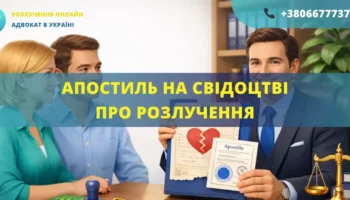 Апостиль на свідоцтві про розлучення Україна оформлення для виїзду за кордон