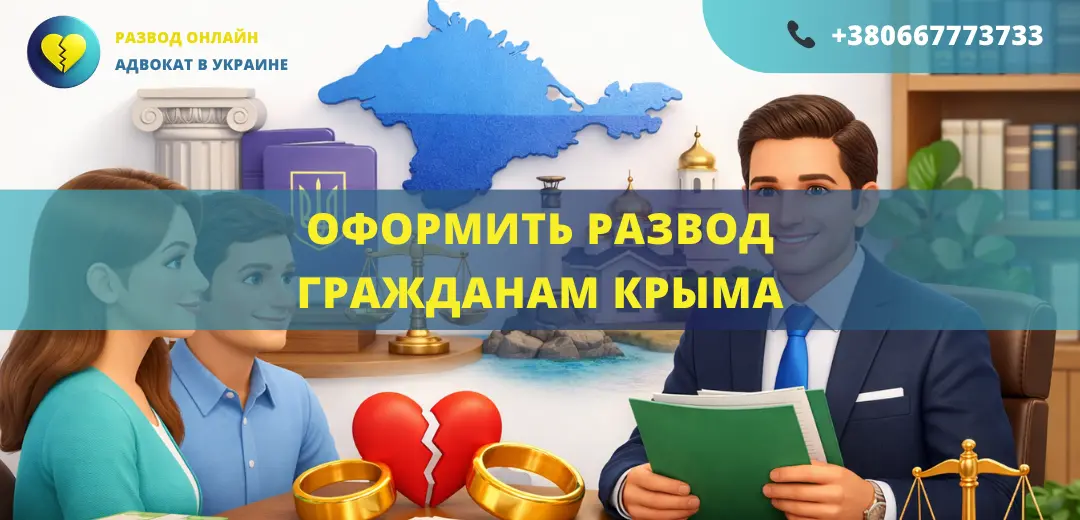 Оформить развод гражданам Крыма через суд Украина онлайн
