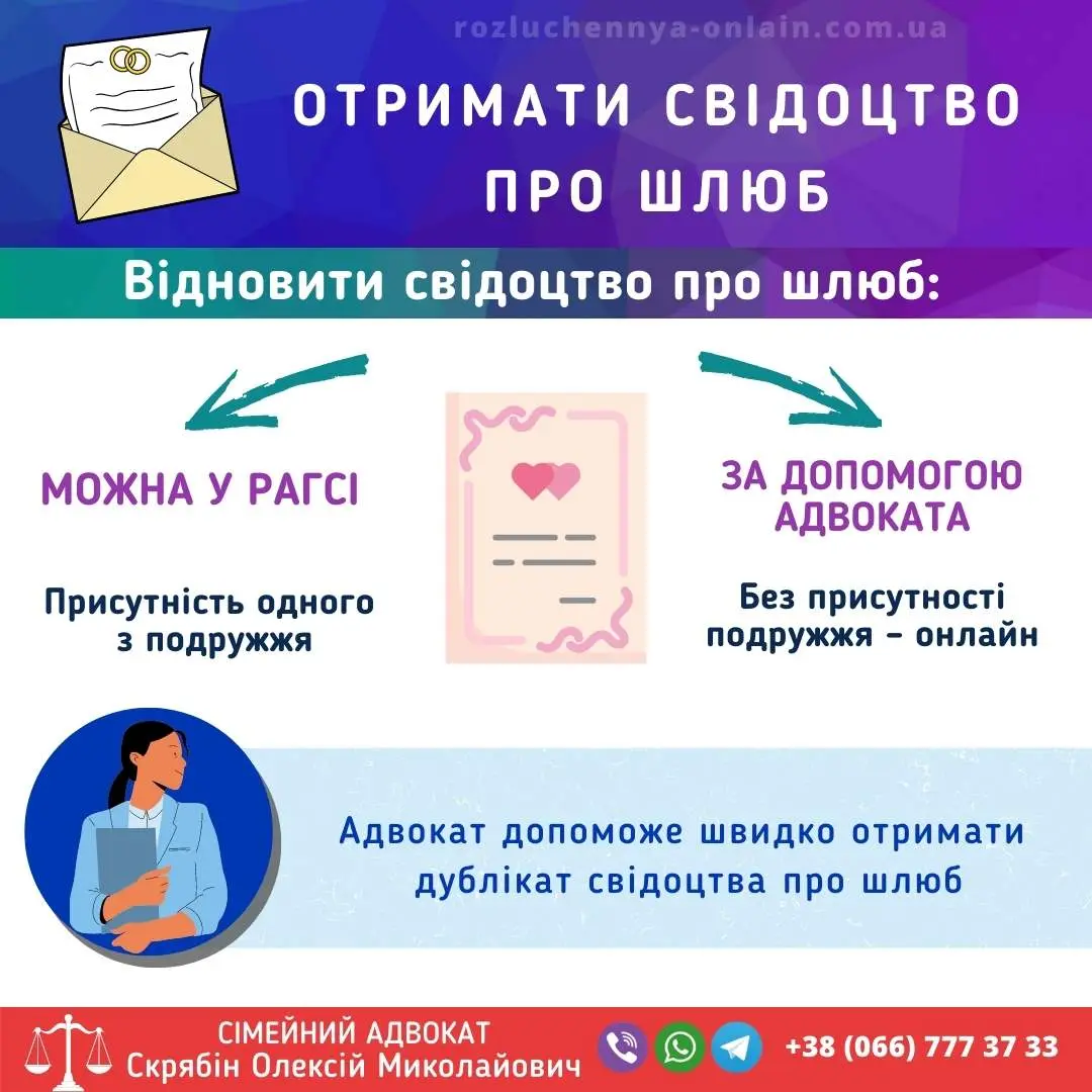 Отримати свідоцтво про шлюб або дублікат в Україні через РАЦС