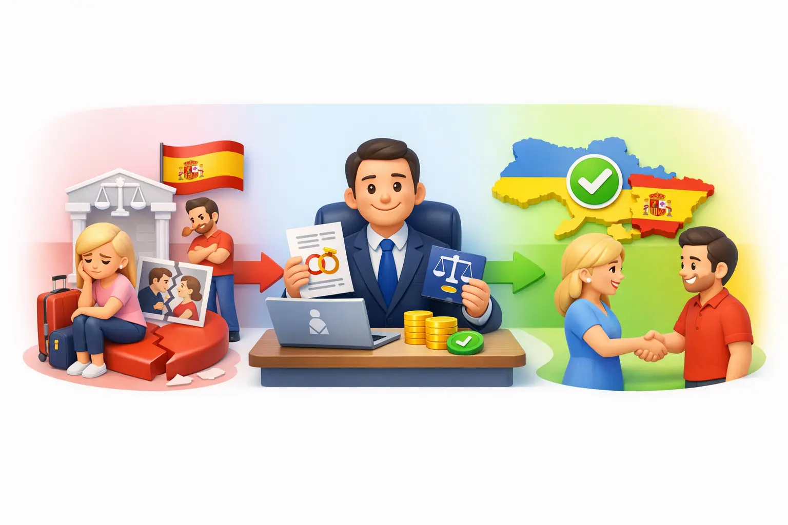 Развод с испанцем в Украине через суд и дистанционное оформление