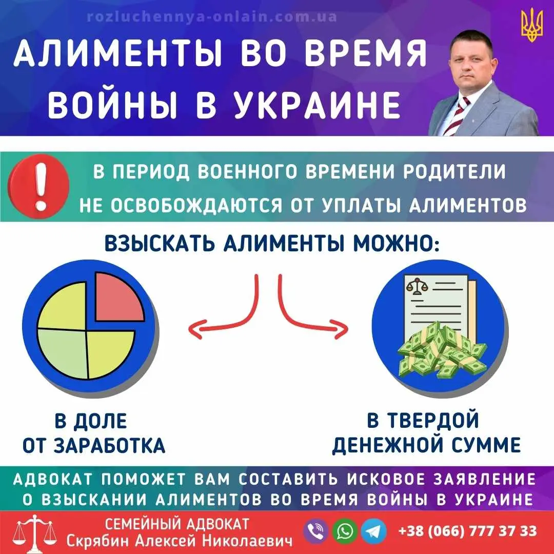 Алименты во время войны в Украине: взыскание алиментов на ребенка
