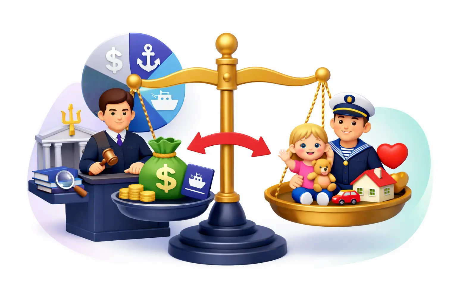 Як суд визначає дохід моряка для аліментів під час розгляду справи в Україні