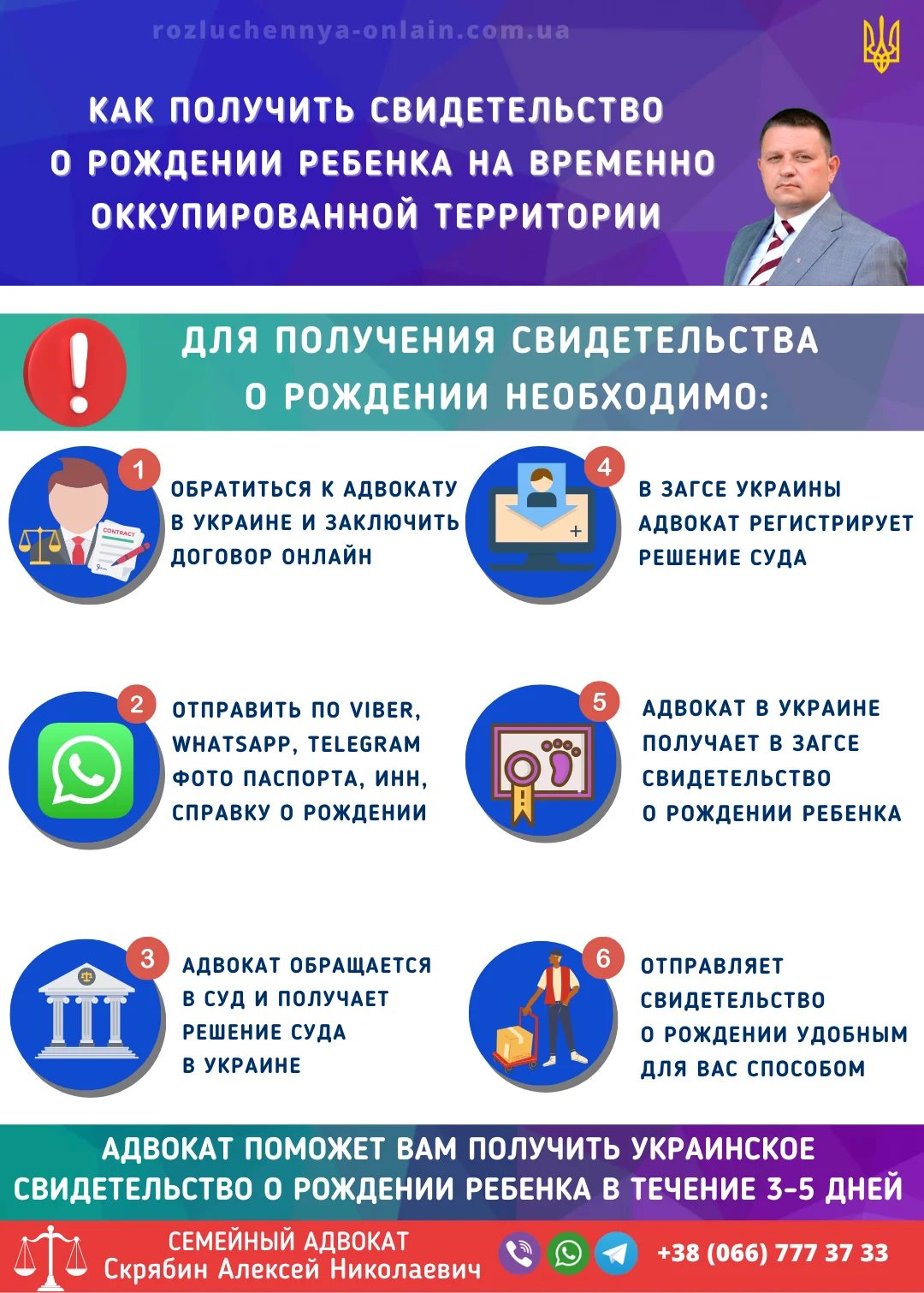 Как получить свидетельство о рождении ребенка на оккупированной территории — оформление в Украине онлайн