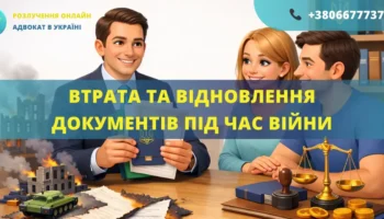 втрата та відновлення документів під час війни як відновити адвокат допомога