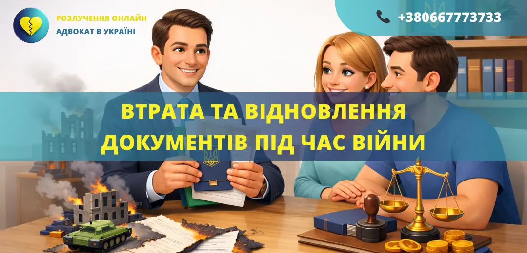 втрата та відновлення документів під час війни як відновити адвокат допомога