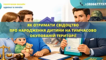 як отримати свідоцтво про народження дитини на окупованій території адвокат допомога