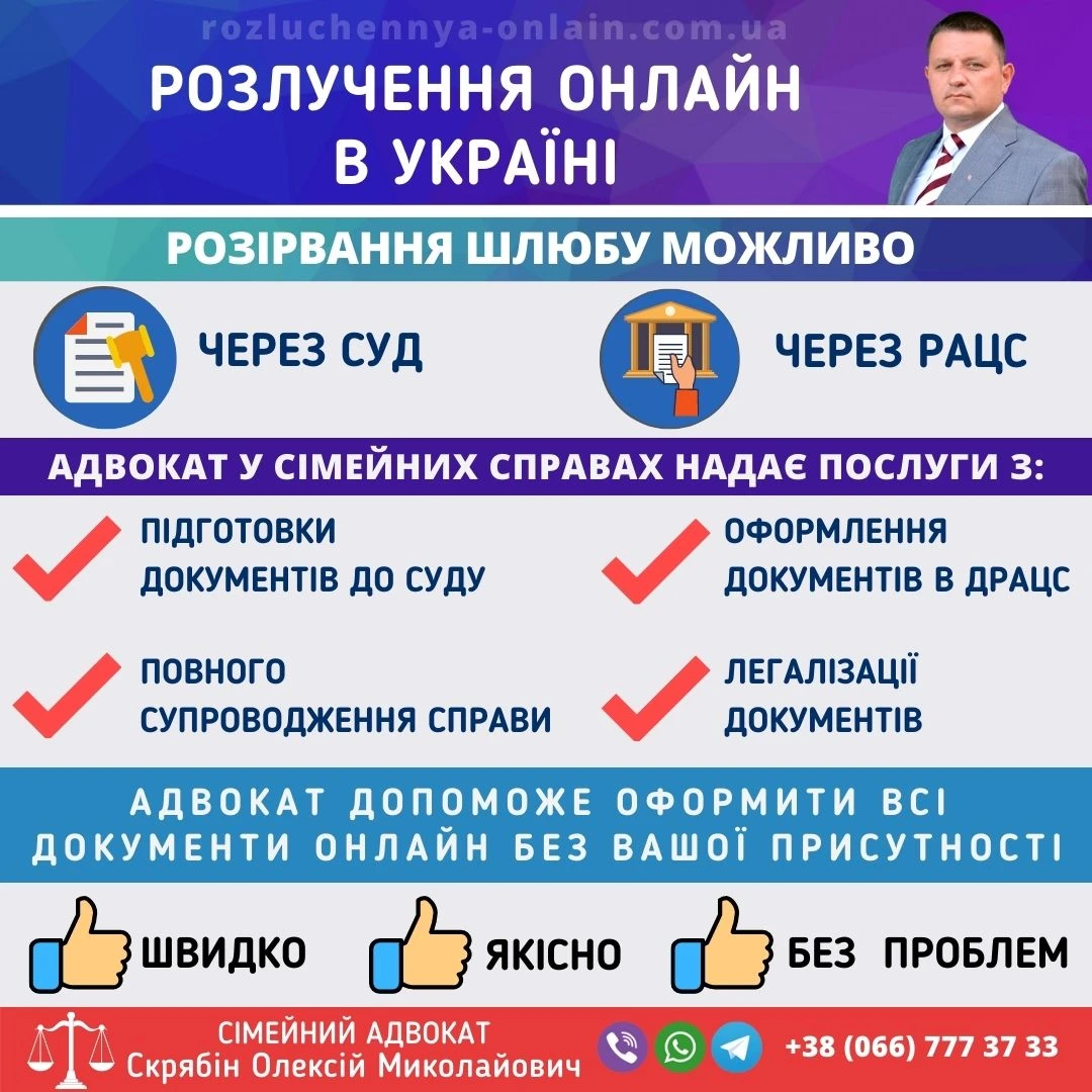 Розлучення онлайн в Україні через суд або РАЦС