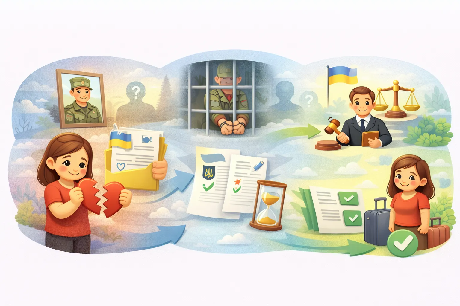 Розірвання шлюбу з полоненим або безвісно відсутнім онлайн