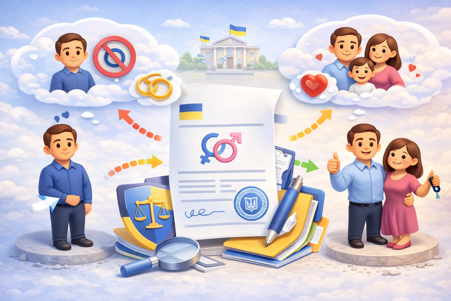 Справка о семейном положении в Украине — оформление документа и помощь адвоката дистанционно