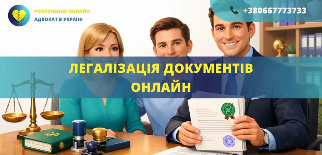 Легалізація документів онлайн через адвоката для використання за кордоном