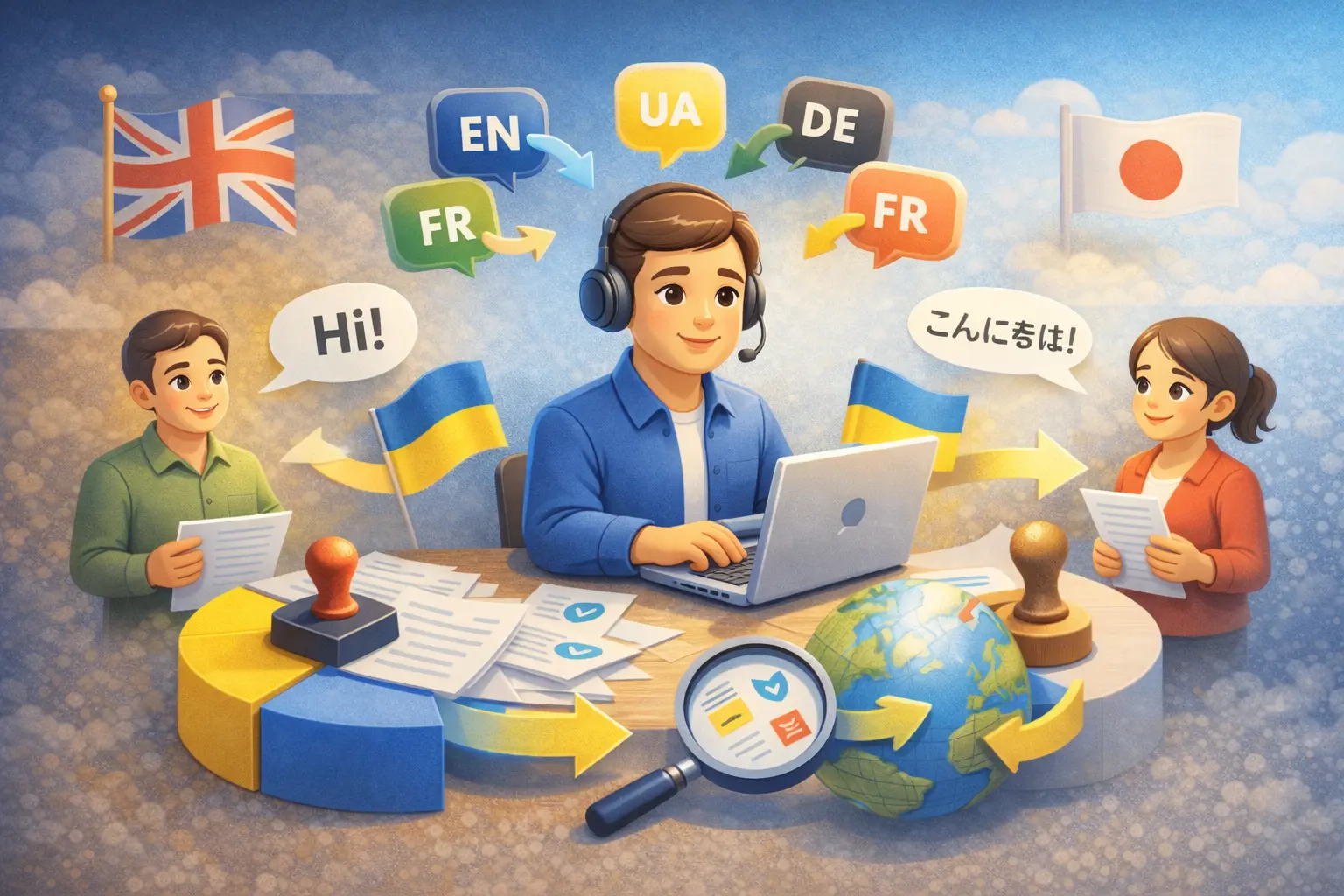 Послуги перекладача документів онлайн