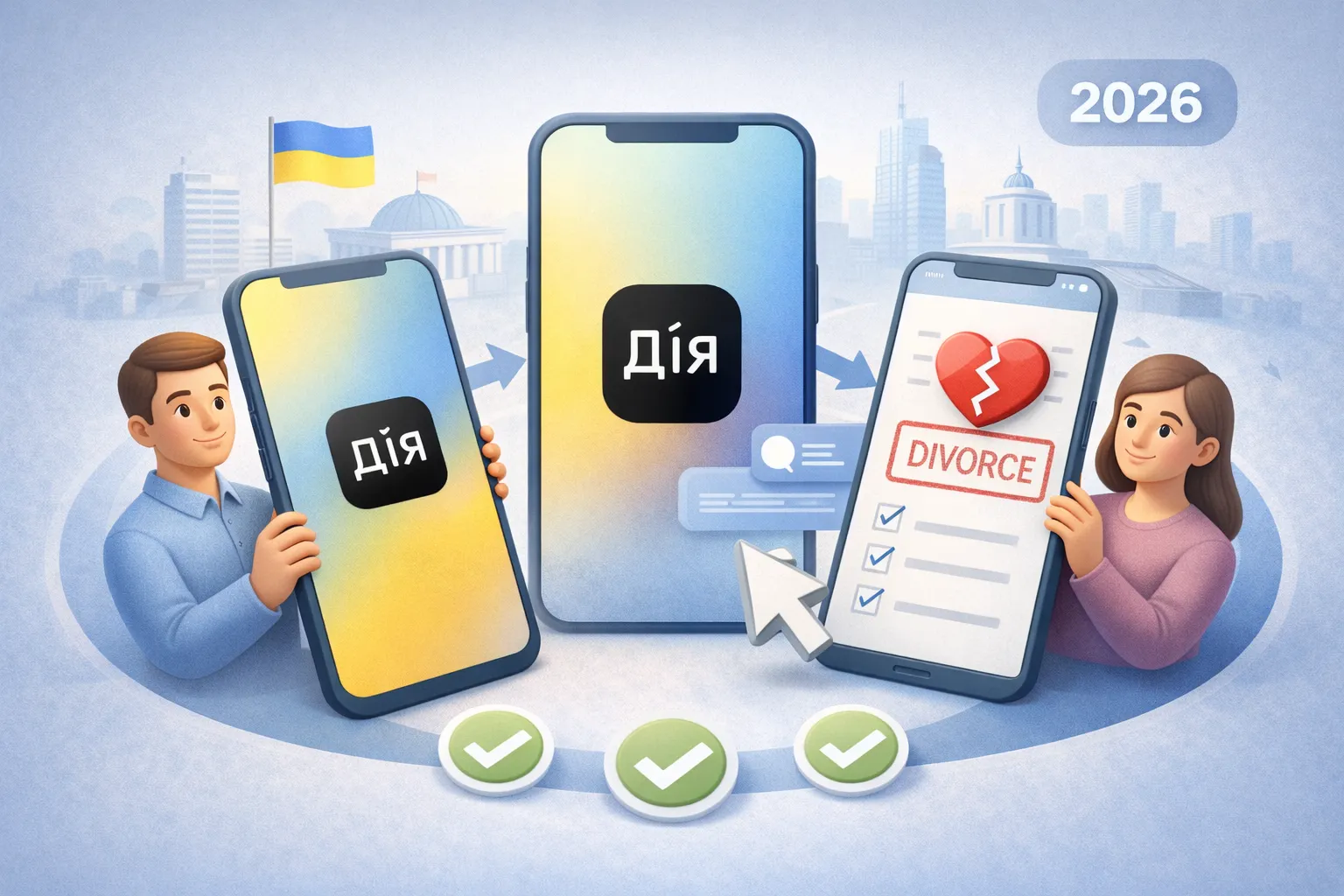 Розлучення через Дію подати заяву онлайн, порядок, документи, суд