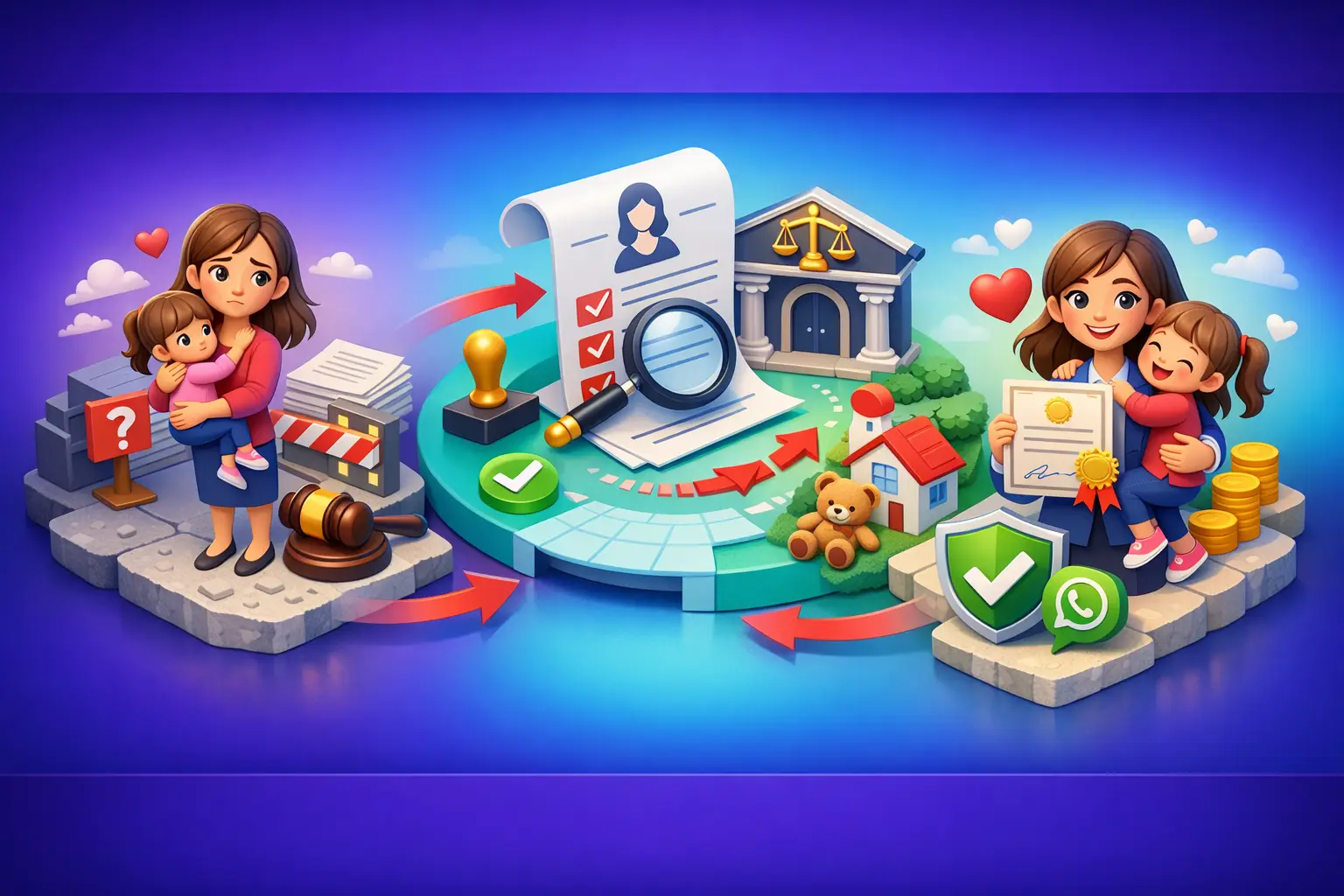 Витяг про статус одинокої матері в Україні — візуальне пояснення процедури