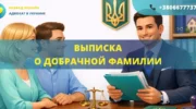 Выписка о добрачной фамилии в Украине как получить документ после смены фамилии