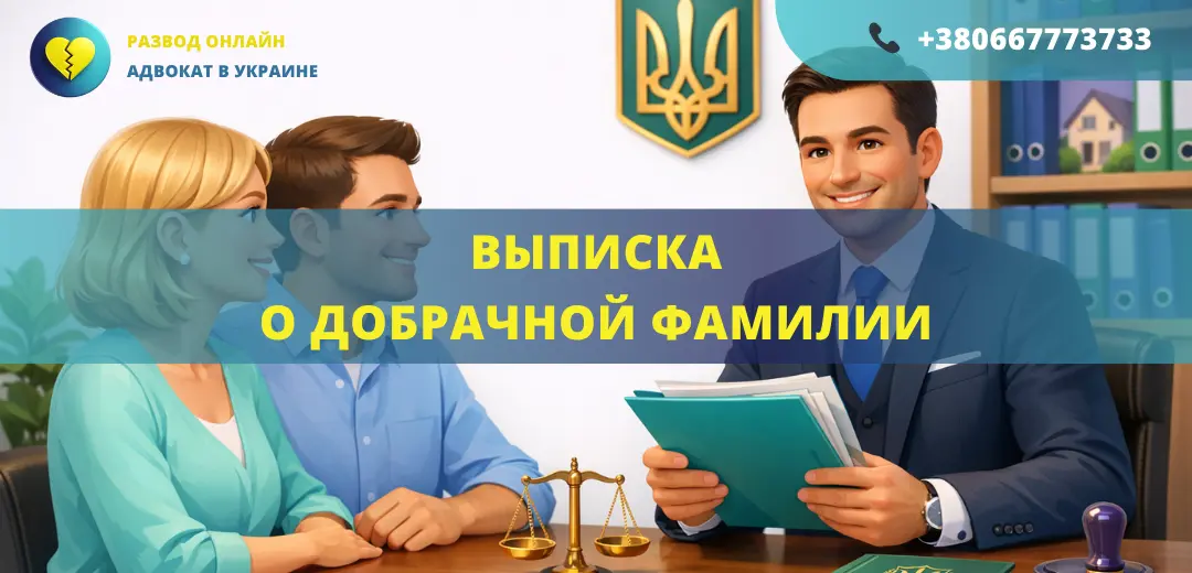 Выписка о добрачной фамилии в Украине как получить документ после смены фамилии