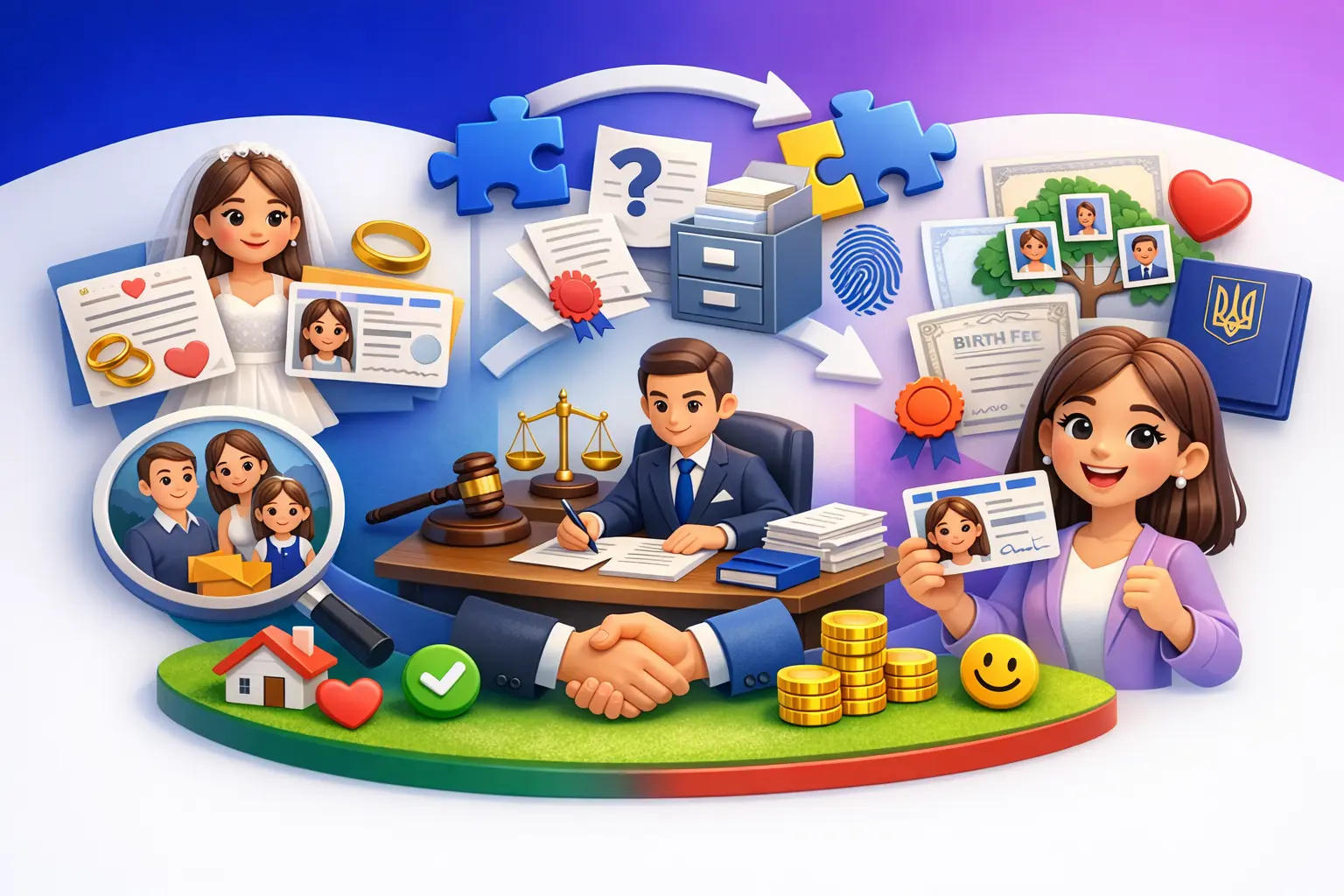 Выписка о добрачной фамилии в Украине — подтверждение фамилии до регистрации брака