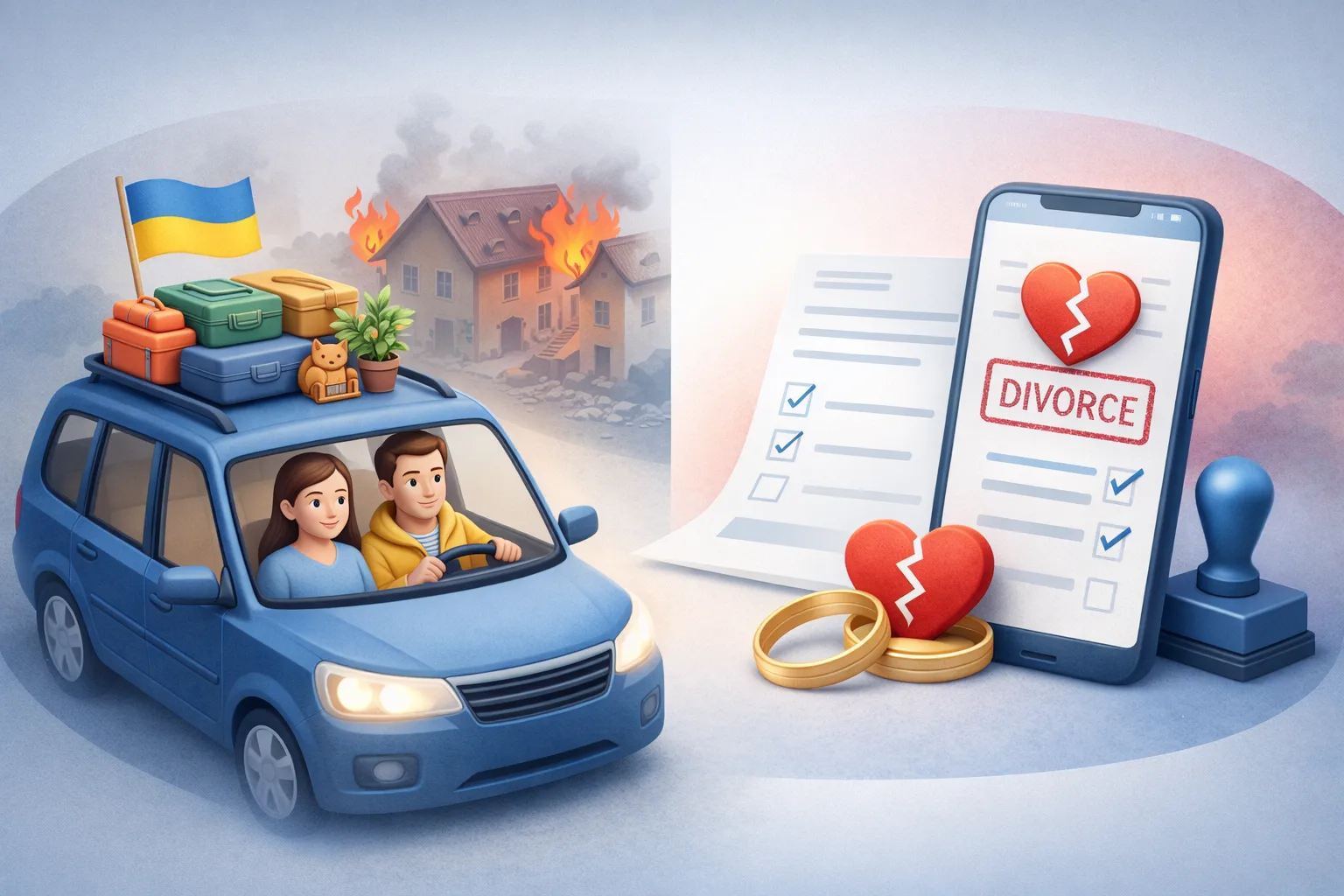 Як розірвати шлюб внутрішньо переміщеним особам: розлучення онлайн, суд, документи