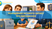 Поновлення актового запису про народження в Україні онлайн