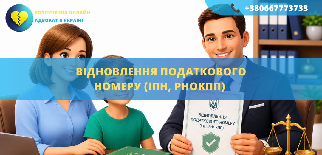 Відновлення податкового номеру ІПН та РНОКПП онлайн в Україні